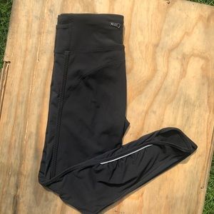 lululemon Black 7/8 Tights with cuff detail